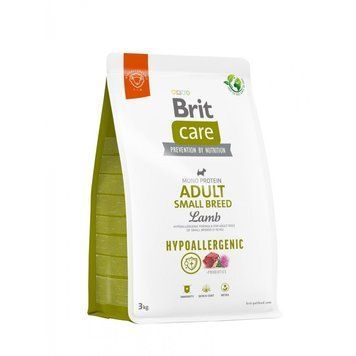 Корм для собак малих порід Brit Care Dog Hypoallergenic Adult Small Breed гіпоалергенний з ягням, 3 кг А30786 фото
