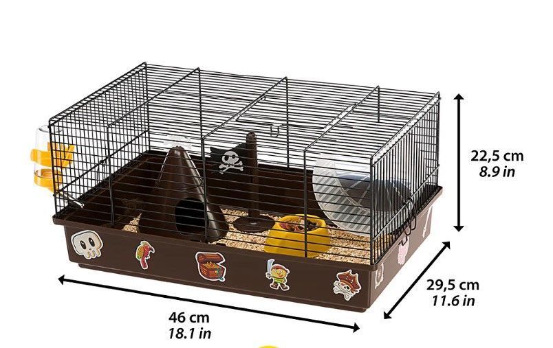 Клітка для хом'яків та гризунів Ferplast Pirates 46*29,5*23см А06203 фото