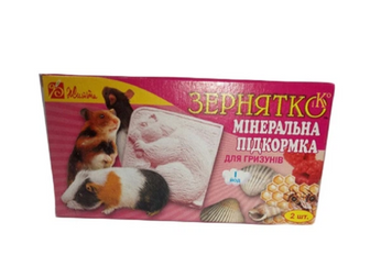 Крейда для гризунів Зернятко з малиною, 2 шт А09947 фото