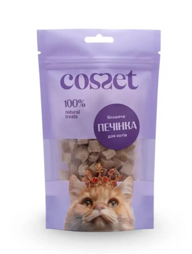 Кубики яловичої печінки ліофілізовані Cosset, 40 г А37518 фото