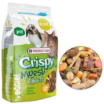 Versele-Laga Crispy Muesli Rabbits Cuni зернова суміш для кроликів 1кг 5859 фото
