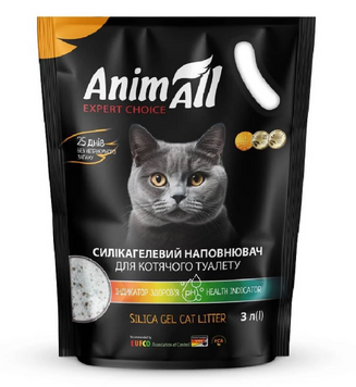 Наповнювач для котячого туалету AnimAll з індикатором PH 3л А35135 фото