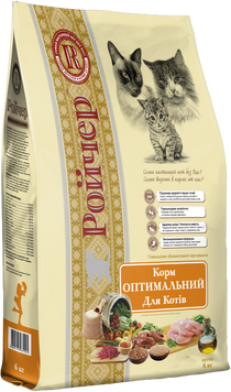 Сухий корм Ройчер (Roycher) Оптимальний для котів А11202 фото