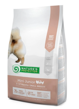Сухий корм для юніорів Nature's Protection Mini Junior Small breeds 2 кг А30347 фото