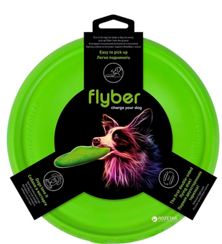 Іграшка для собак Collar Летюча тарілка Flyber 22 см Салатова А04830 фото