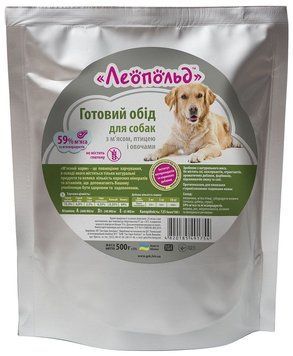 Леопольд Готовий обід з м'ясом, птицею і овочами 500г А03151 фото