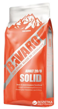 Bavaro Solid 20/8 Сухий корм для дорослих робочих собак, 18 кг (Josera, Йозера) А13683 фото